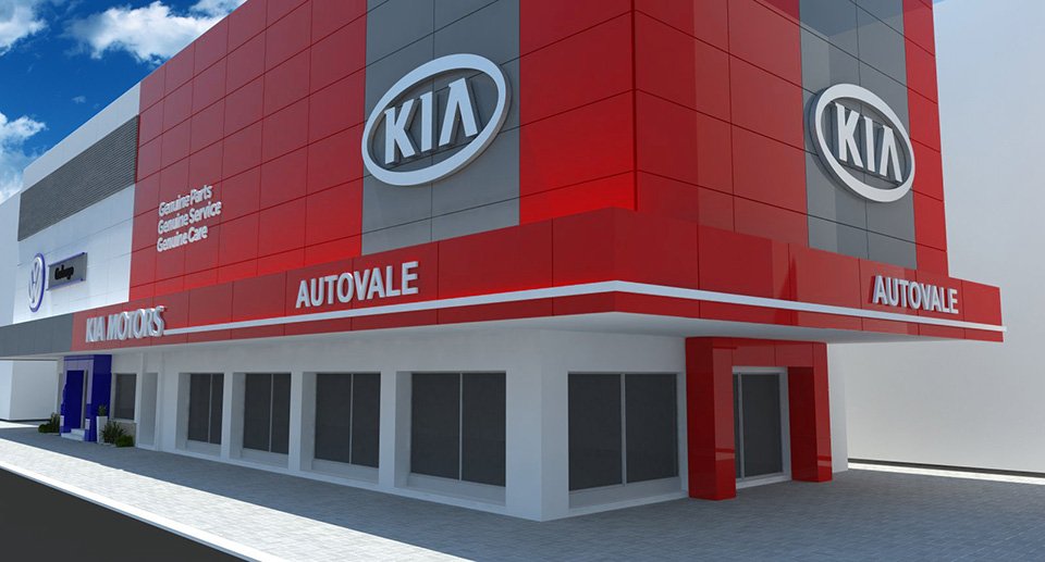Fachada em ACM Vermelho