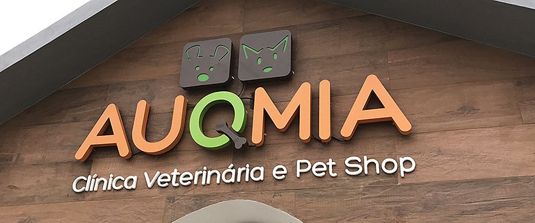 Letras em PVC Veterinária