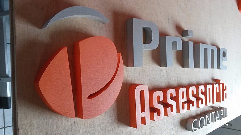 Letras em PVC